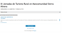 Tablet Screenshot of jornadas.sierraminera.org